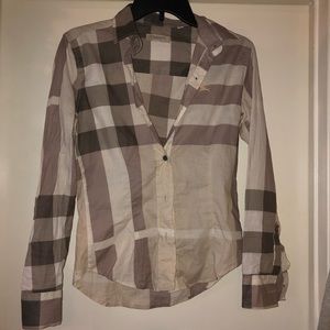 burberry lightweight button down